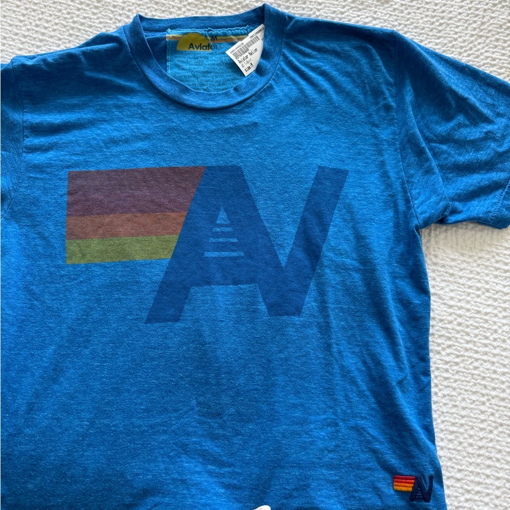 Aviator Nation Blue Graphic Tee